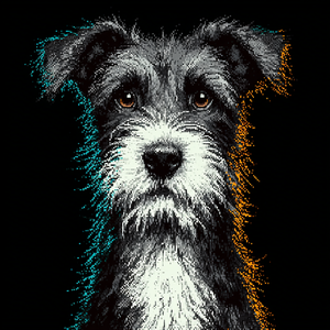 Floki — pixel art portrait