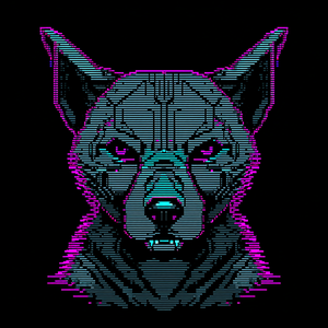 Luna — pixel art portrait
